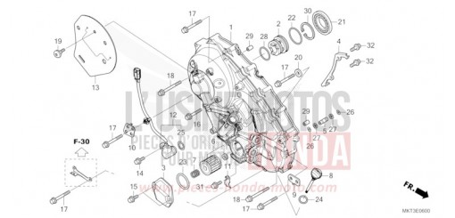 RIGHT CRANKCASE COVER ADV750R de 2024